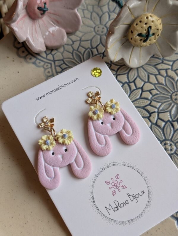 Boucles d'oreilles Lapin