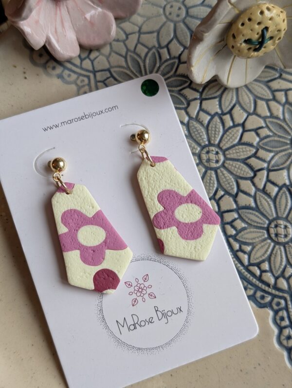 Boucles d'oreilles Flower power