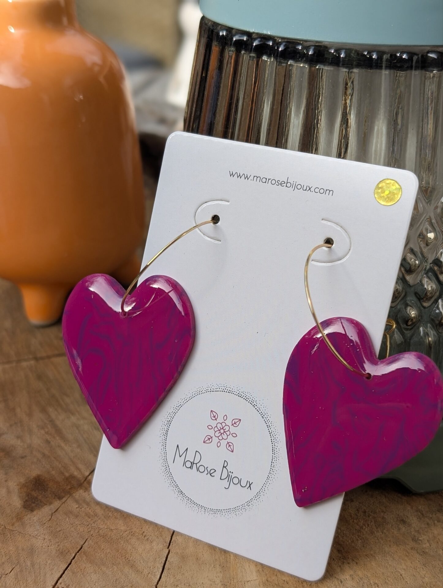 Boucles d'oreilles Rosy – Image 2