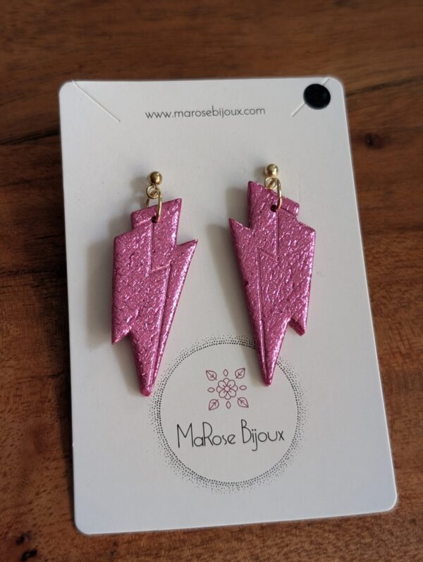 Boucles d'oreilles Rosy