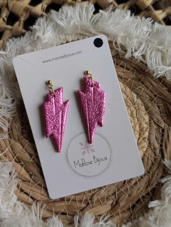 Boucles d'oreilles Rosy