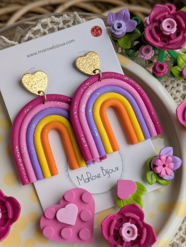 Boucles d'oreilles Rainbow