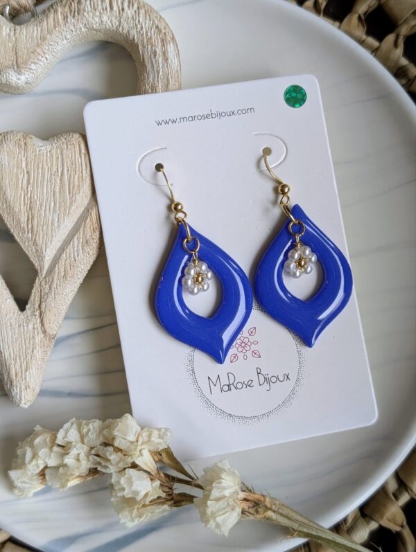 Boucles d'oreilles Azur