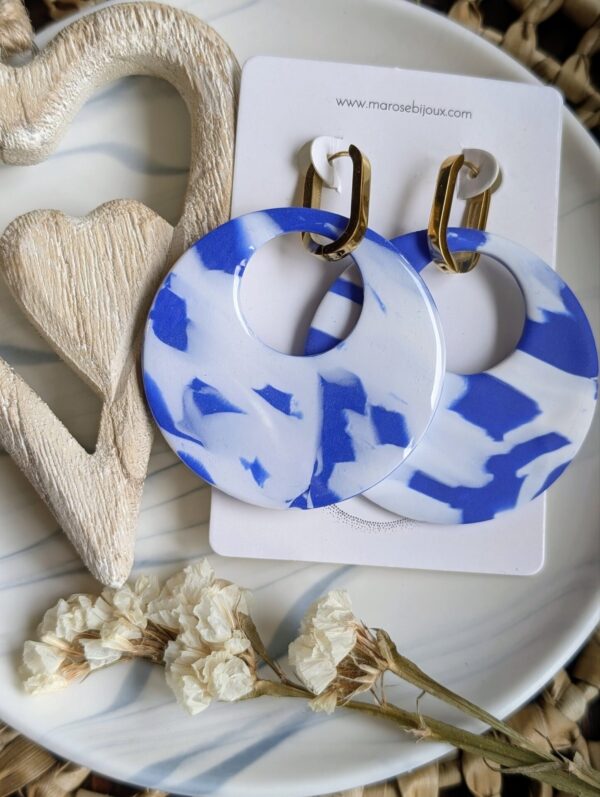 Boucles d'oreilles Azur