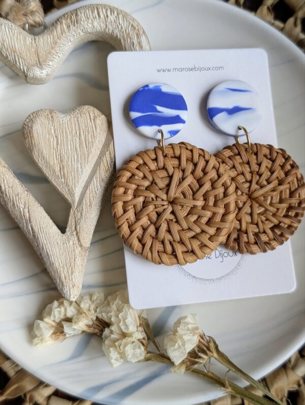Boucles d'oreilles Azur