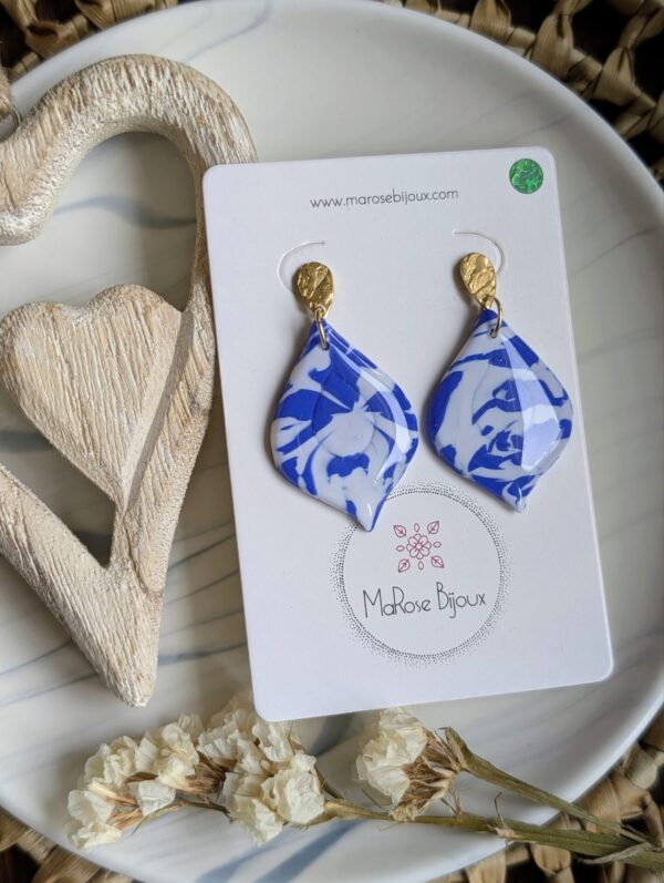 Boucles d'oreilles Azur