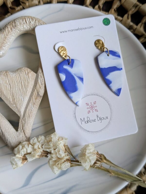 Boucles d'oreilles Azur