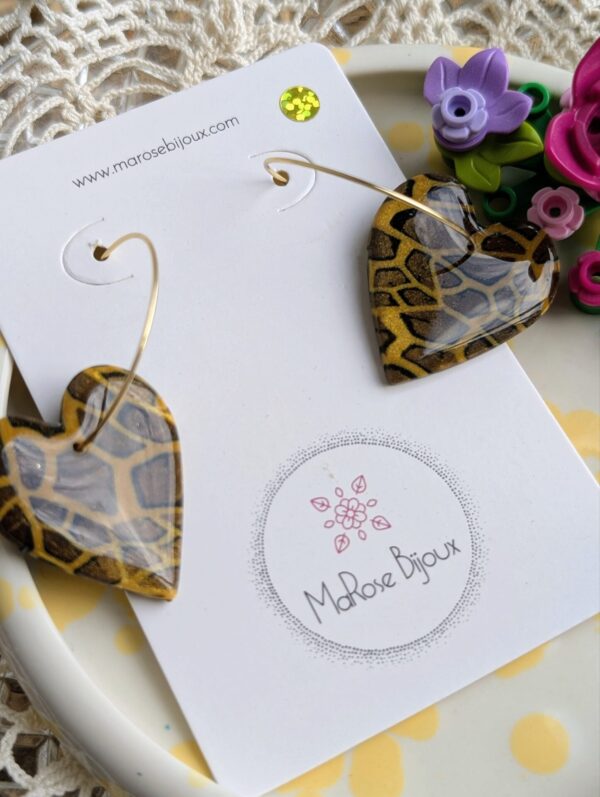 Boucle d'oreille Kira Gold