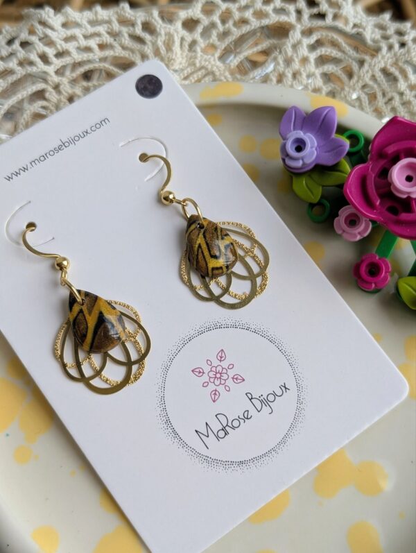 Boucle d'oreille Kira Gold