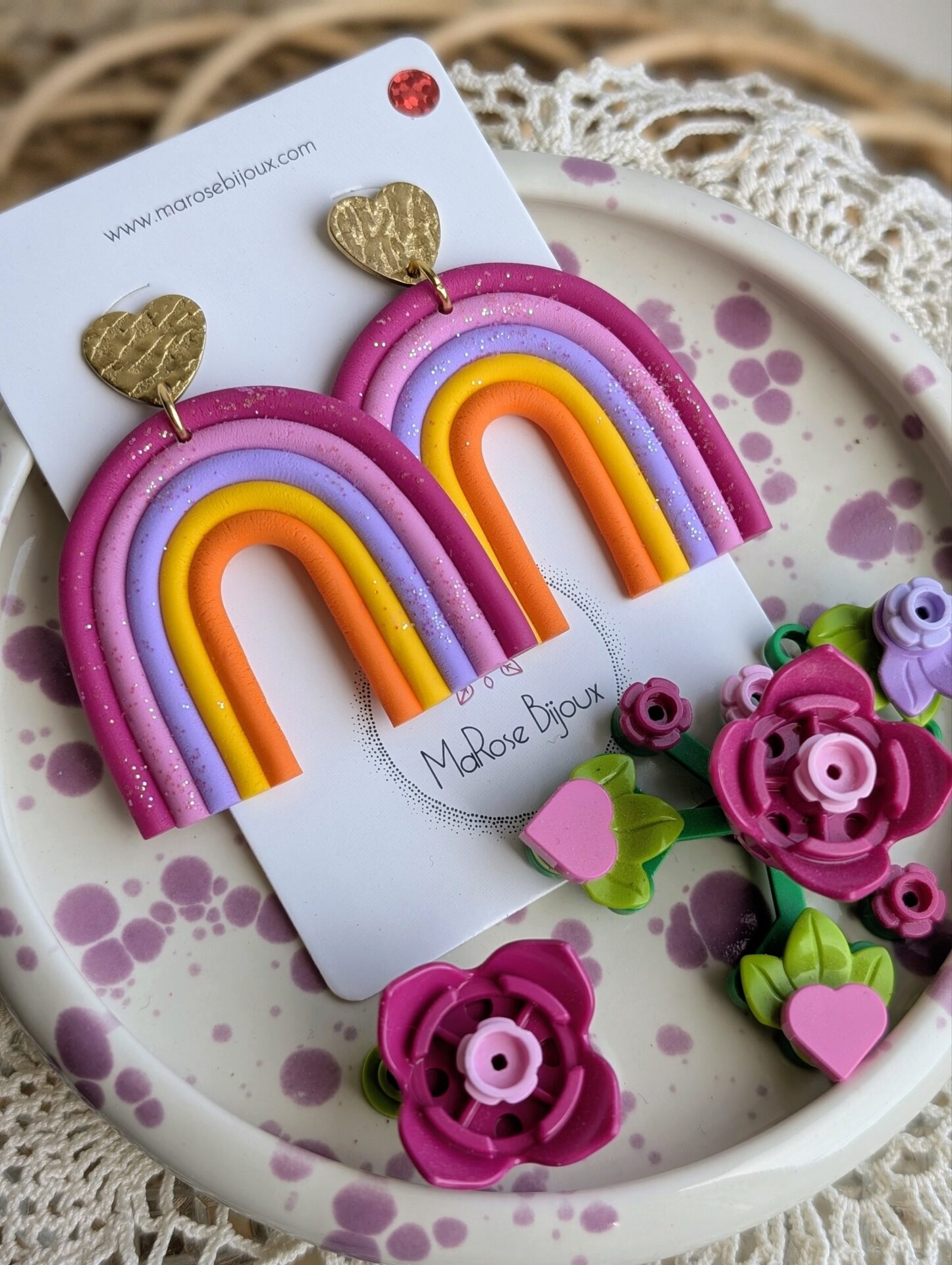 Boucles d'oreilles Rainbow
