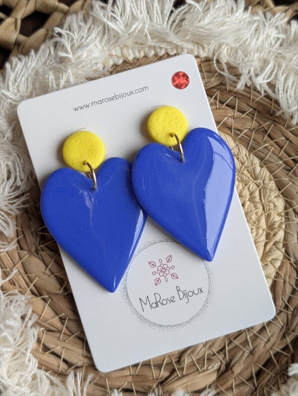 Boucles d'oreilles Azur