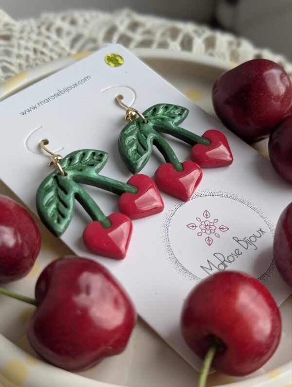 Boucles d'oreilles Cherry