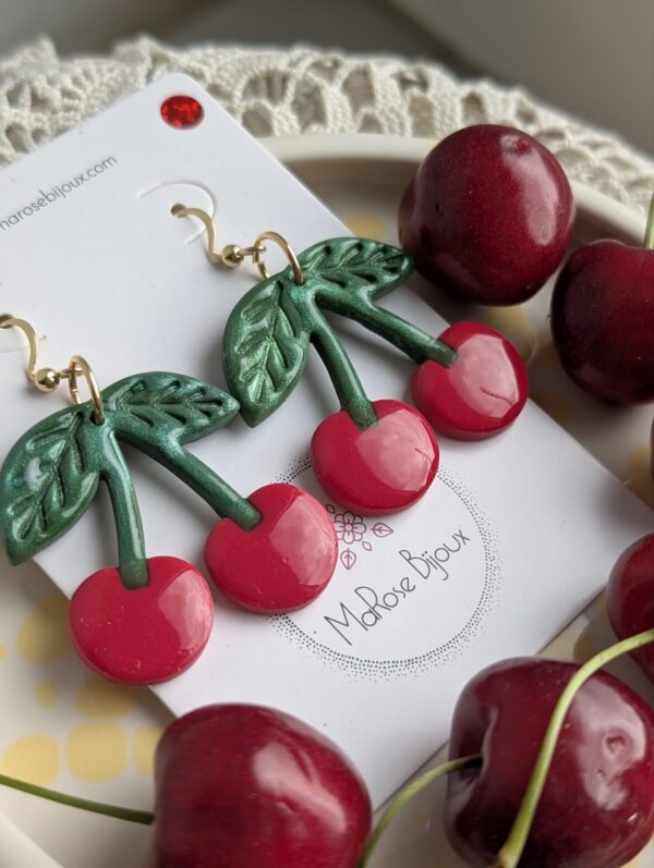 Boucles d'oreilles Cherry