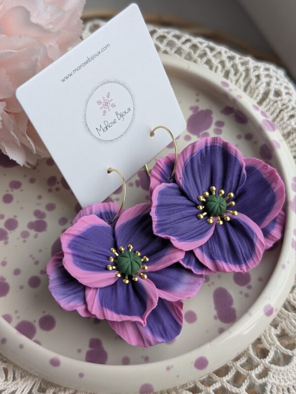 Boucles d'oreilles Violetta