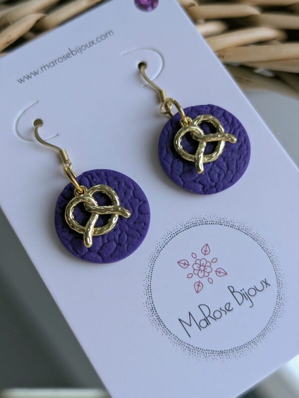 Boucles d'oreilles Petit Bretzel