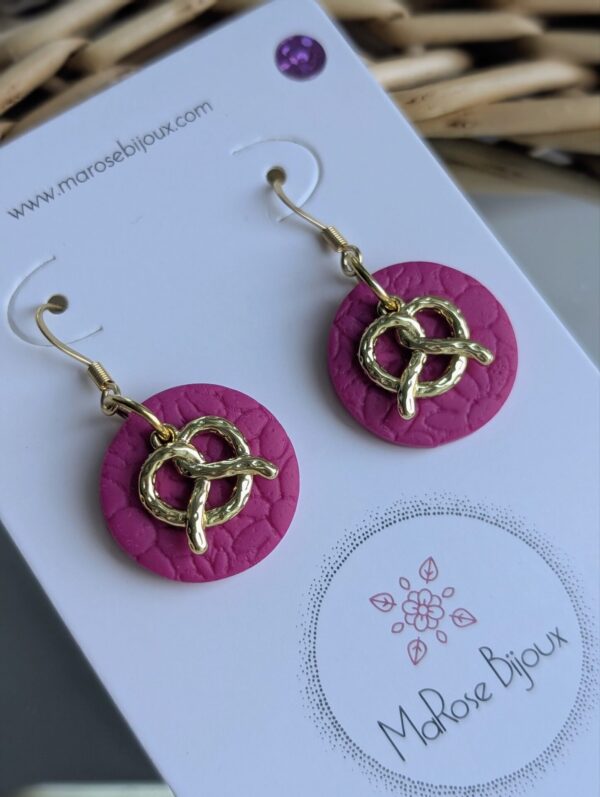Boucles d'oreilles Petit Bretzel