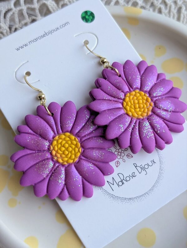 Boucles d'oreilles Marguerite