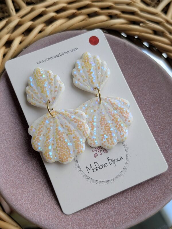 Boucles d'oreilles Douceur dorée