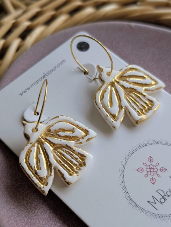 Boucles d'oreilles Douceur dorée
