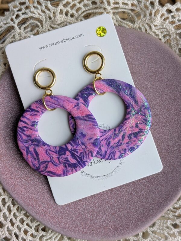 Boucles d'oreilles Cosmic