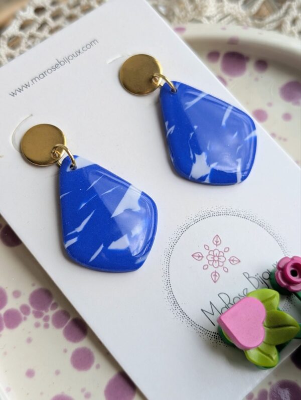 Boucles d'oreilles Azur