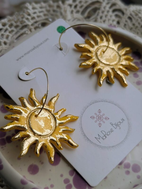 Boucle d'oreille Zeste d'été
