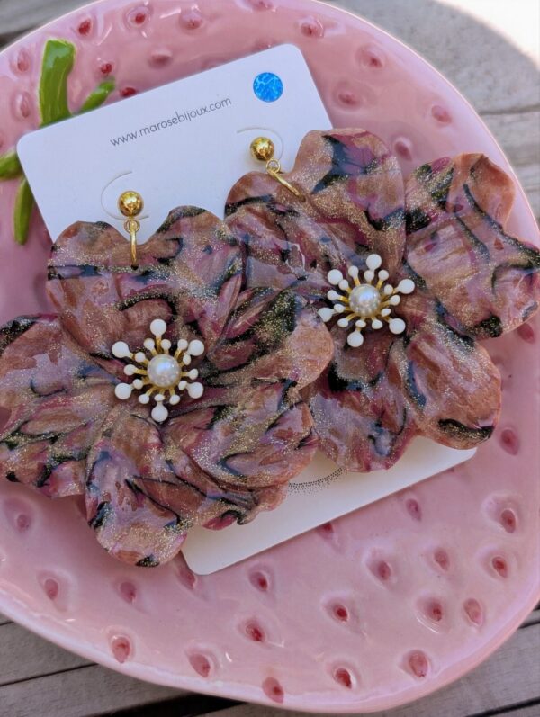 Boucles d'oreilles Flora