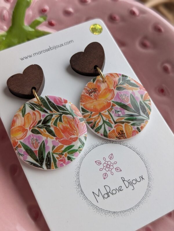 Boucles d'oreilles Jardin Secret