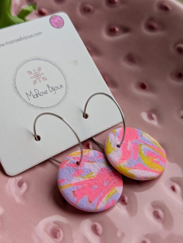 Boucles d'oreilles Happy heart
