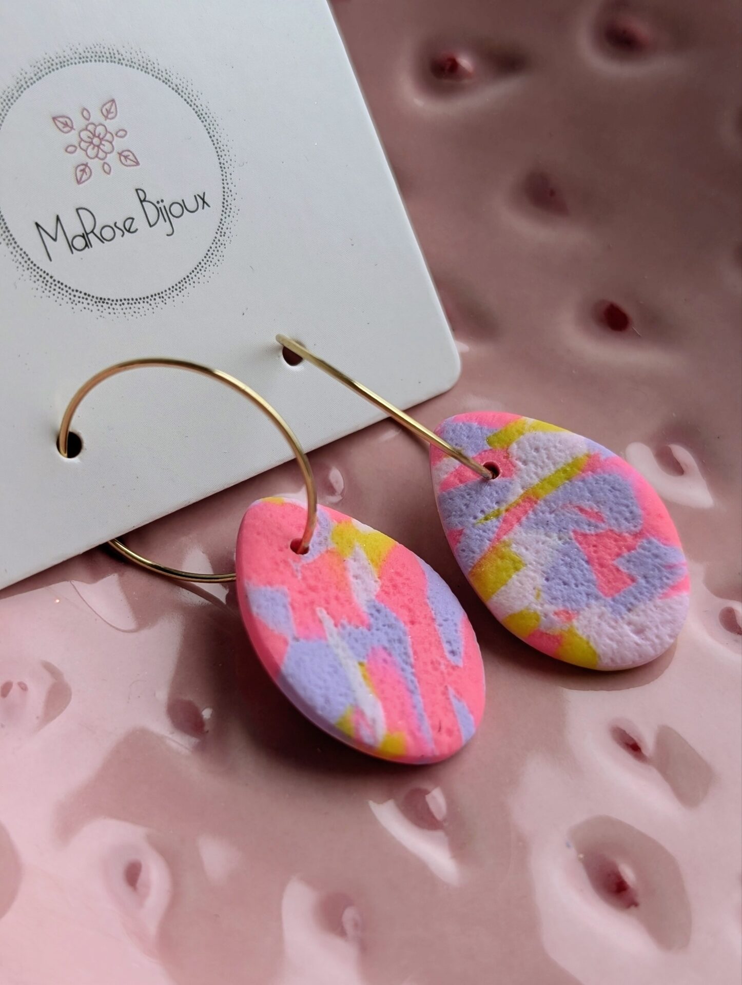 Boucles d'oreilles Happy heart