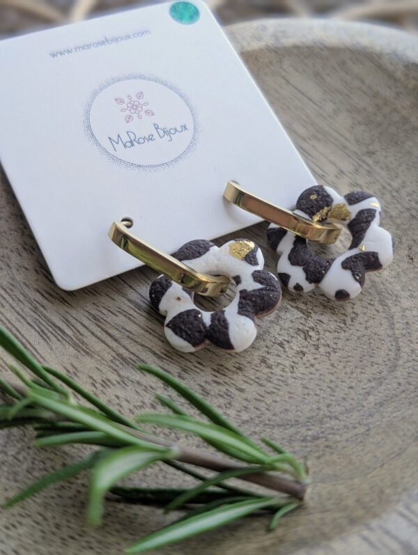 Boucles d'oreilles Moo