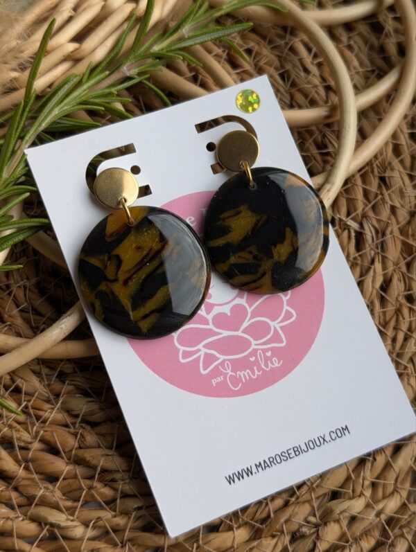 Boucles d'oreilles Mocha