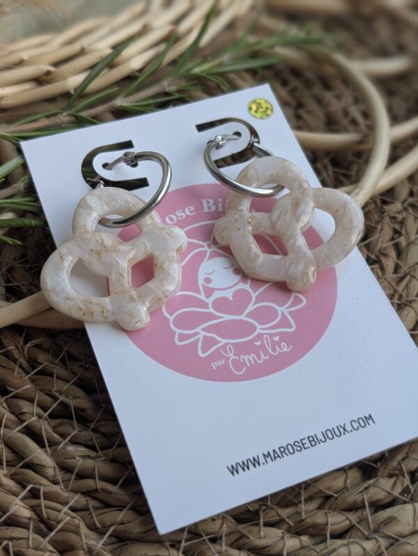 Boucles d'oreilles Pure
