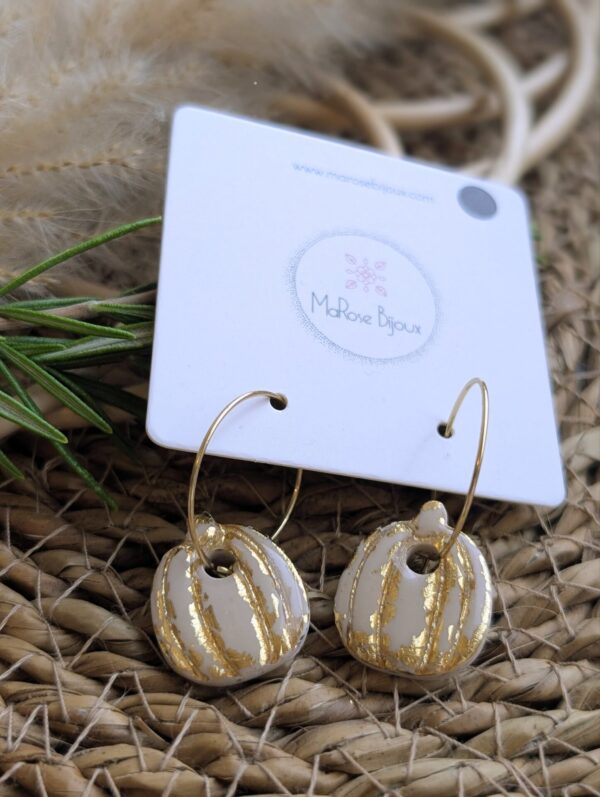 Boucles d'oreilles Feuillage