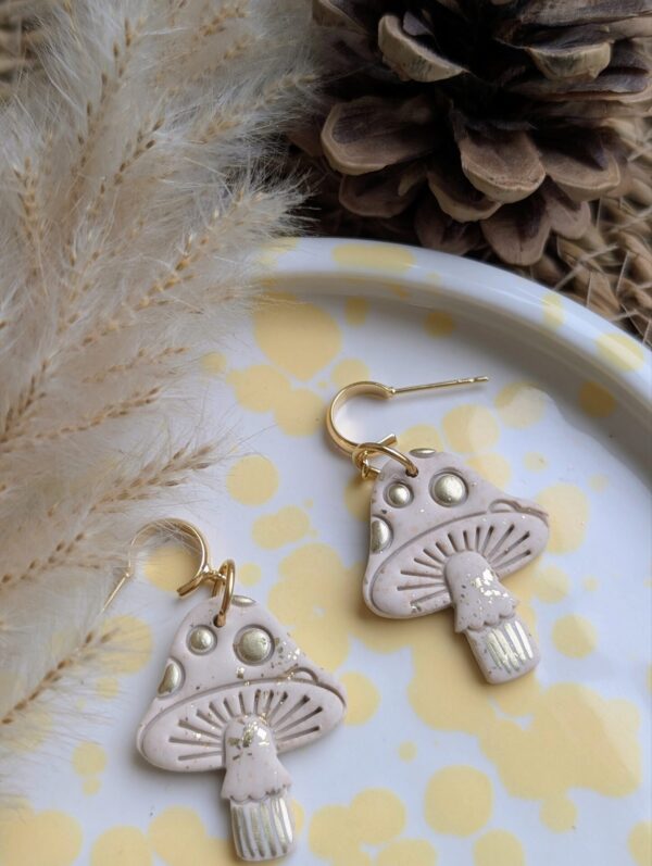 Boucles d'oreilles Champignons