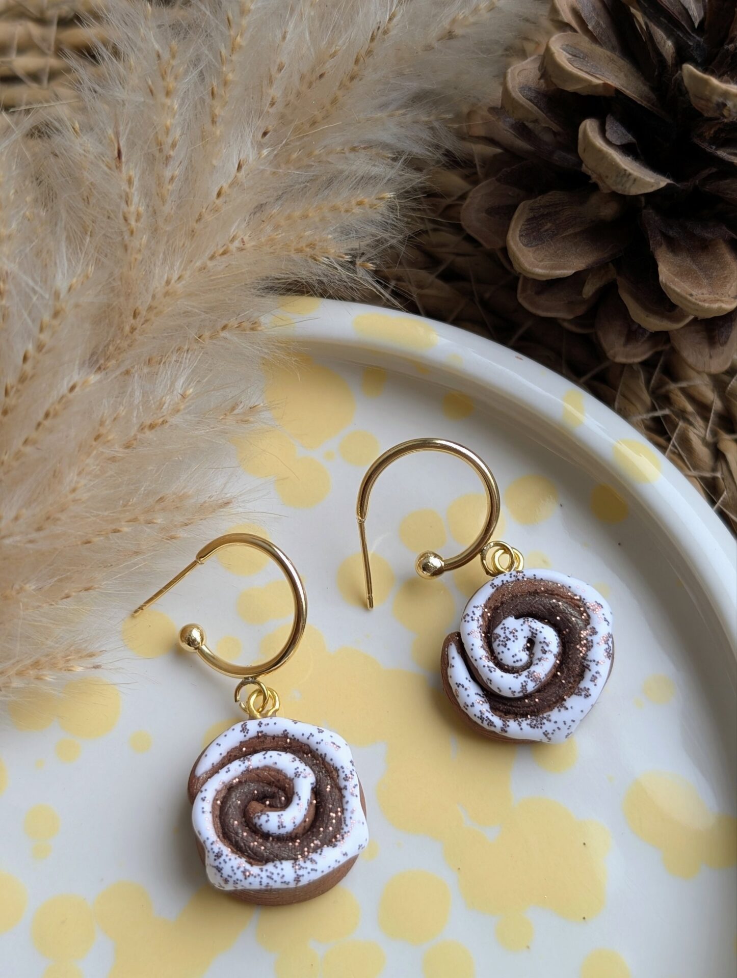 Boucles d'oreilles Roulé Cannelle – Image 2